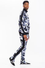 Load image into Gallery viewer, Full Camo With Stripe Track Bottom Pants
