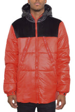 Load image into Gallery viewer, Mens Padded Buffle Puffer Jacket
