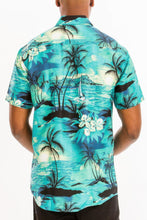 Load image into Gallery viewer, Hawaiian Print Button Down Shirt
