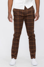 Load image into Gallery viewer, Mens Plaid Trouser Pants

