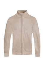 Load image into Gallery viewer, Mens Solid Full Zip Sweater
