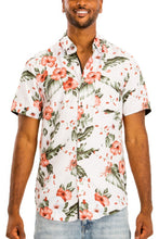 Load image into Gallery viewer, Hawaiian Print Button Down Shirt

