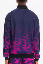 Load image into Gallery viewer, Mens Camo Ombre Track Jacket
