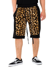 Load image into Gallery viewer, Cheetah Contrast Shorts
