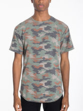 Load image into Gallery viewer, Mens Camo Elongate Scallop Tee T-shirts
