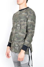 Load image into Gallery viewer, Mens Casual Long Sleeve Camo T-shirt Tops
