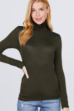 Load image into Gallery viewer, Turtle Neck Rayon Jersey Top
