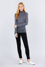 Load image into Gallery viewer, Turtle Neck Rayon Jersey Top
