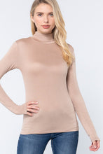 Load image into Gallery viewer, Turtle Neck Rayon Jersey Top
