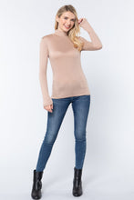 Load image into Gallery viewer, Turtle Neck Rayon Jersey Top
