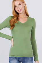 Load image into Gallery viewer, Cotton Jersey V-neck Top
