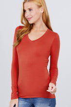 Load image into Gallery viewer, Cotton Jersey V-neck Top

