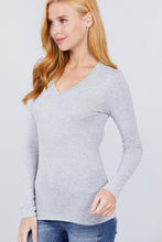 Load image into Gallery viewer, Cotton Jersey V-neck Top
