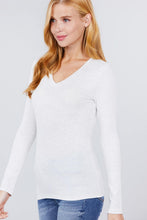 Load image into Gallery viewer, Cotton Jersey V-neck Top
