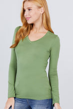 Load image into Gallery viewer, Cotton Jersey V-neck Top
