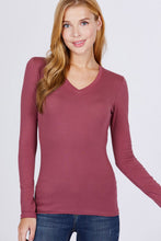 Load image into Gallery viewer, Cotton Jersey V-neck Top
