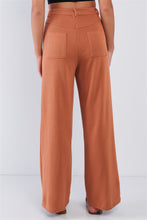 Load image into Gallery viewer, High Waisted Stretchy High Quality Casual Pant Relaxed Fit Camel Pant
