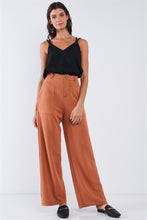 Load image into Gallery viewer, High Waisted Stretchy High Quality Casual Pant Relaxed Fit Camel Pant
