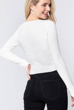 Load image into Gallery viewer, Snap Button Detail Sweater Top
