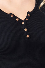 Load image into Gallery viewer, Snap Button Detail Sweater Top
