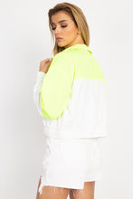 Load image into Gallery viewer, Long Sleeve Color Blocking Wind Breaker
