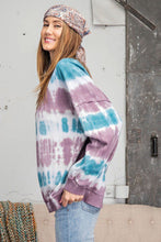 Load image into Gallery viewer, Ombre Dye Terry Knit Banded Bottom Pullover
