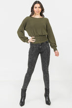 Load image into Gallery viewer, A Knit Top Featuring Wide Neckline
