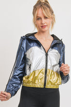 Load image into Gallery viewer, Metallic Colorblock Jacket
