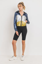 Load image into Gallery viewer, Metallic Colorblock Jacket
