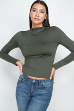 Load image into Gallery viewer, Mock Neck Basic Long Sleeve Top

