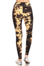Load image into Gallery viewer, Yoga Style Banded Lined Tie Dye Print, Full Length Leggings In A Slim Fitting Style With A Banded High Waist.
