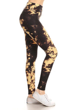 Load image into Gallery viewer, Yoga Style Banded Lined Tie Dye Print, Full Length Leggings In A Slim Fitting Style With A Banded High Waist.

