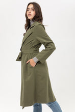 Load image into Gallery viewer, Trench Coat With Waist String Detail
