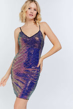 Load image into Gallery viewer, Sequin Covered Cami Bodycon Dress
