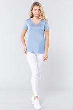 Load image into Gallery viewer, V-neck Rayon Jersey Top
