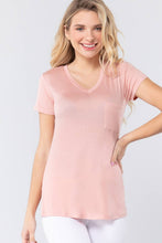 Load image into Gallery viewer, V-neck Rayon Jersey Top
