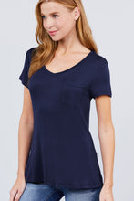 Load image into Gallery viewer, V-neck Rayon Jersey Top
