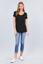 Load image into Gallery viewer, V-neck Rayon Jersey Top
