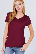 Load image into Gallery viewer, V-neck Rayon Jersey Top
