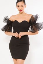 Load image into Gallery viewer, Off Shoulder Short Fashion Dress
