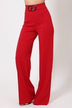 Load image into Gallery viewer, Double Reverse G Buckle Detail Pants
