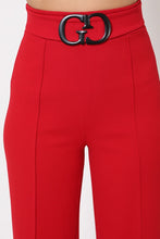 Load image into Gallery viewer, Double Reverse G Buckle Detail Pants
