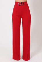 Load image into Gallery viewer, Double Reverse G Buckle Detail Pants
