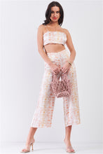 Load image into Gallery viewer, Silky Snake Print Sleeveless Crop Top &amp; High Waist Flare Bottom Pants Set

