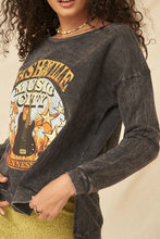 Load image into Gallery viewer, A Mineral Washed French Terry Graphic Sweatshirt
