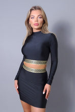 Load image into Gallery viewer, Sexy Elastic Geo Trim Mini Skirt
