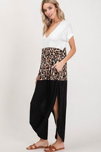 Load image into Gallery viewer, Color Block V Neck Maxi Dress
