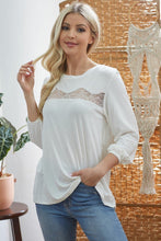 Load image into Gallery viewer, Laced See Through Longsleeve Top
