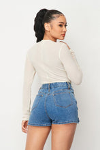 Load image into Gallery viewer, Fishnet Sheer Mesh Back Deep V Neck Bodysuit
