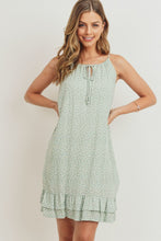 Load image into Gallery viewer, Ruffled Floral Sleeveless Dress
